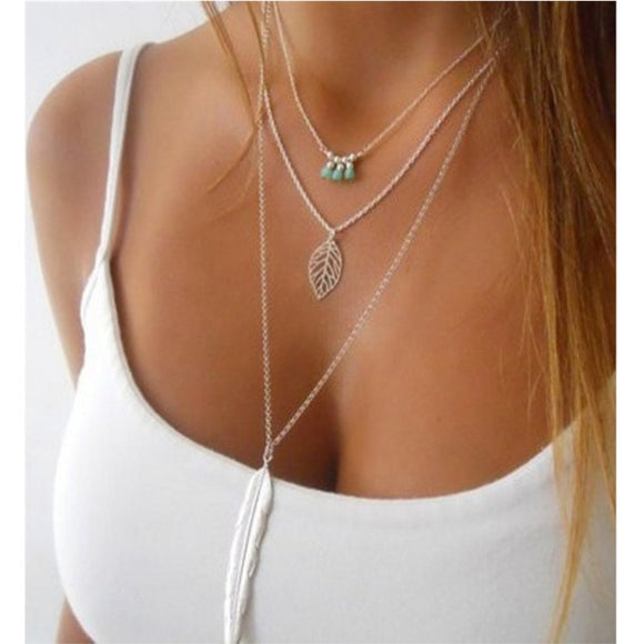 Leaf Long Necklace