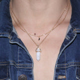 Double Moon Necklace